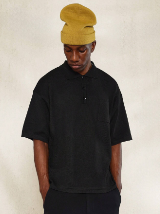 SUMWON Regular Fit Polo Knit Shirt