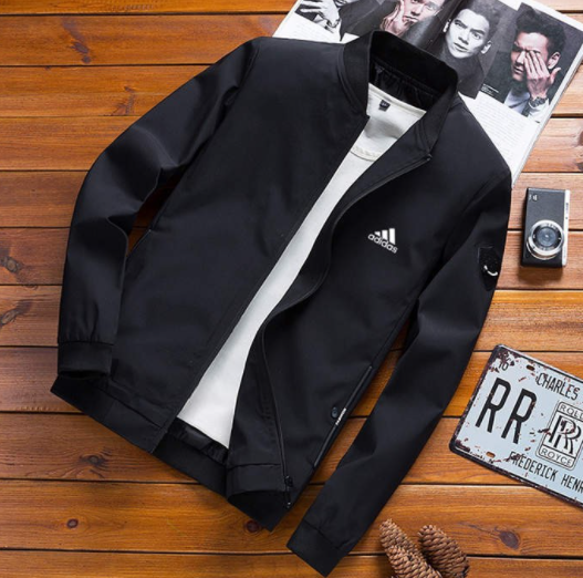 Clearance Sale Adidas Jacket Waterproof And Windproof Windbreak Jackets Men's Good Quality Spring And Autumn Men's Jacket New Slim Casual Baseball Uniform Coat