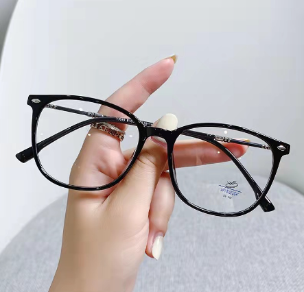 Blue light anti radiation glasses for women Replaceable Lens Eyeglass