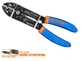 WADFOW Wire Stripper 8.5 Inch 215mm Wire Stripping Cutter Wire For Stripping Tool Crimping Tool WPL5685 WHT