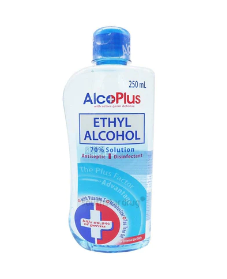 Alcoplus Blue 70% Ethyl Alcohol 250ml