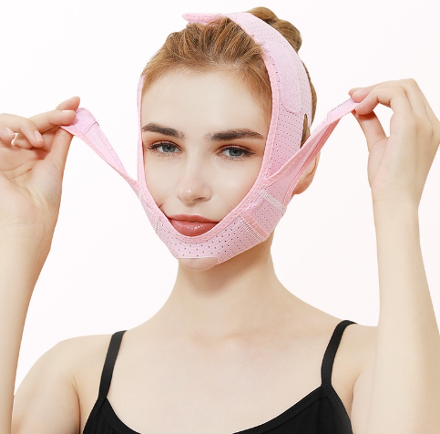 Double Chin Remover V Face Lifting Anti Wrinkle Face Bandage V-Line Shaping Strap Breathable