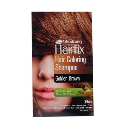 Hairfix Golden Hair Color Shampoo 35ML