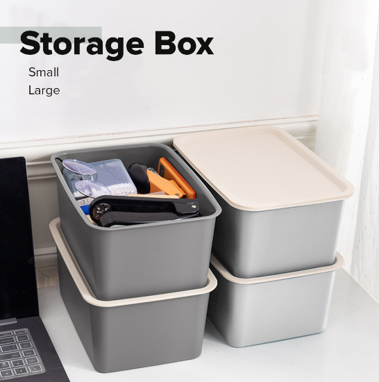 Home Closet Storage Box with Lid Multifunctional Stackable Wardrobe Organizer Bin