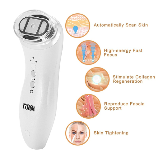 MINI HIFU V Face Face Skin Lifting Tightening Ultrasound EMF RF Facial Beauty Device Face Firming