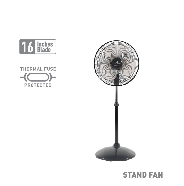 Hanabishi Stand Fan Classic Air 16SF | 16 inch blade High Quality Durable Electric Fan