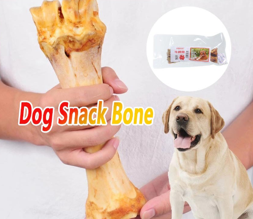 Durable Dog Chew toys Natural Cowhide Pressing Bone Chews Snack Food Pet Snack Bone