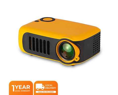 VISION A2000 - Mini Projector 800 Lumen, Portable LED, Multimedia Video Player with Built-In Speaker
