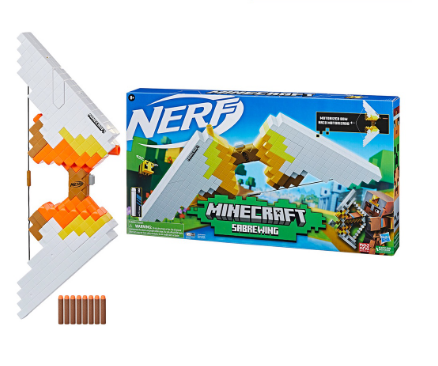 Nerf Minecraft Sabrewing Motorized Bow