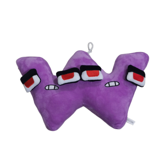 26 Alphabet Legend Plush Toy 0-10 Number Pillow Building Block Doll Children Birthday Party Gift W