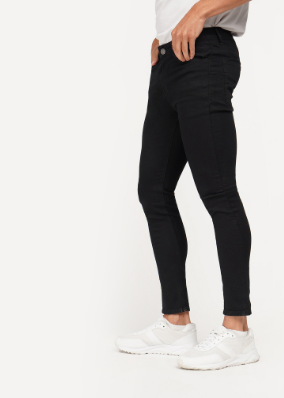 OXGN Super Skinny Jeans For Men (Black)