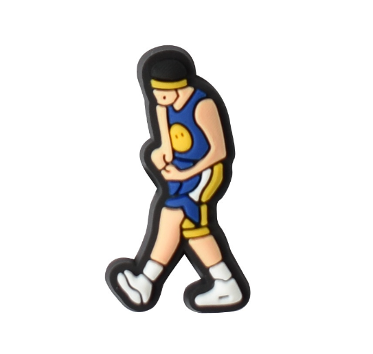 Cute Curry Basketball Jibbitz Kobe Shoe Charms Lakers Bryant Jibitz Croc Charm NBA Croc Jibbits Pin for Men Shoes Accessories Decoration B28