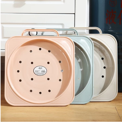 Moveable Rolling Storage Tray Moveable Gas Tank Swivel Bracket Plastic Base Basin Holder With Pulley