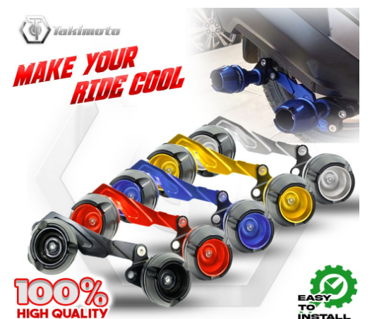 Takimoto Adv 150 / PCX 125 / 150 Slider with Axel Cap High Quality Alloy Made In Thailand