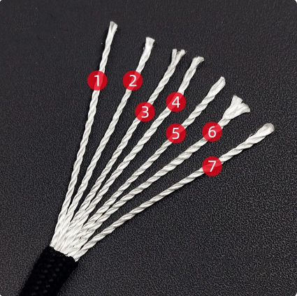 7-Cores 550 Paracord Rope 5 15 30 M Dia.4mm For Outdoor Camping Survival Lanyard Parachute Cord Hiking Tent Accessories