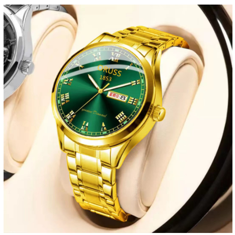 Original ORUSS Women Waterproof Simple Ultra-Thin Luxury Business Fashion Watch Automatic Quartz Dual Watch F4