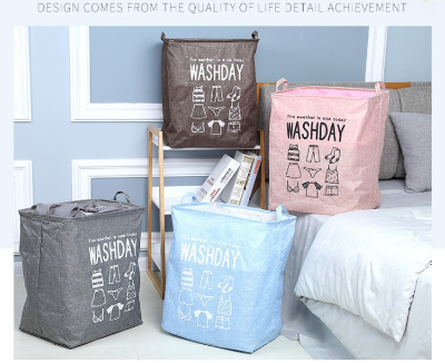 Ready Stock 75L Laundry Basket Dirty Clothes Basket Clothes Storage