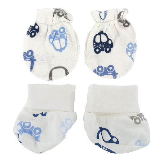 Newborn and Infant Gloves and Socks Sets for Baby Boy and Baby Girl SM5