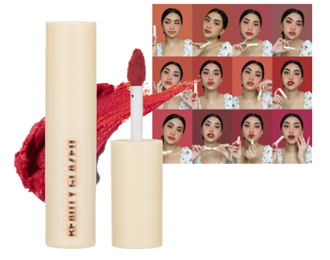 BEAUTY GLAZED 12 Colors Lip tint Matte Waterproof Lipstick longlasting Makeup Lip mud Cosmetics