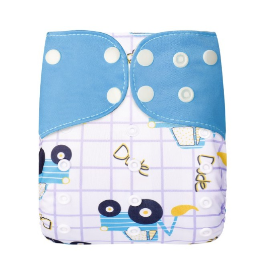 Ready Stocks Waterproof Reusable Digital Printed One Size Pocket Cloth Diaper CD34