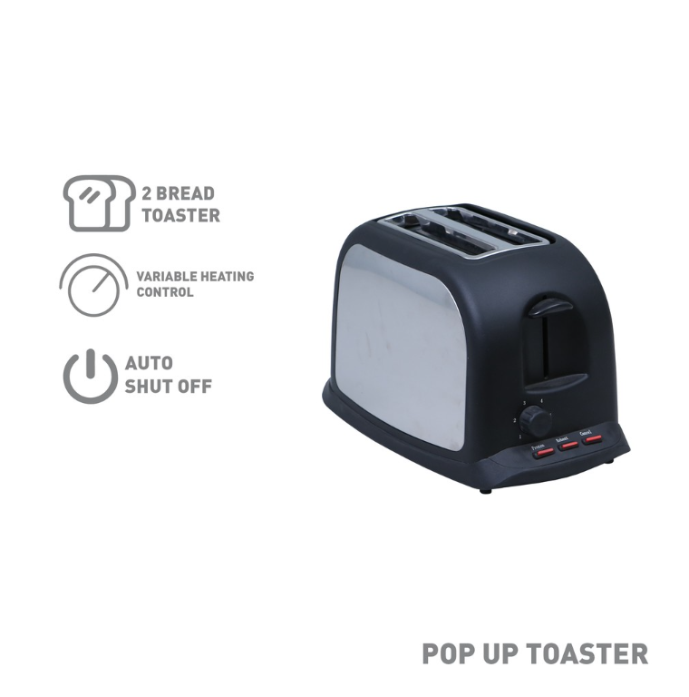 Hanabishi Stainless steel Pop-Up Toaster HPOP 15SS