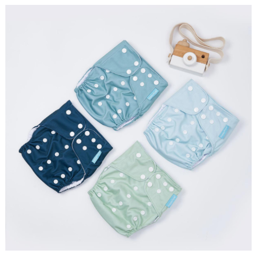 Happyflute Baby Reborn 4pcs set Washable Eco-friendly Baby Cloth Diaper Ecological Adjustable Nappy Reusable Diaper Fit 0-2year Set21