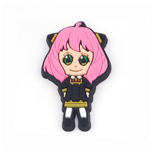 Cute Spy Family Jibitz for Croc Pin Anya Yor Forger Jibbits Charm Anime Jibits Crocks Men Shoe Charms Shoes Accessories Decoration G14