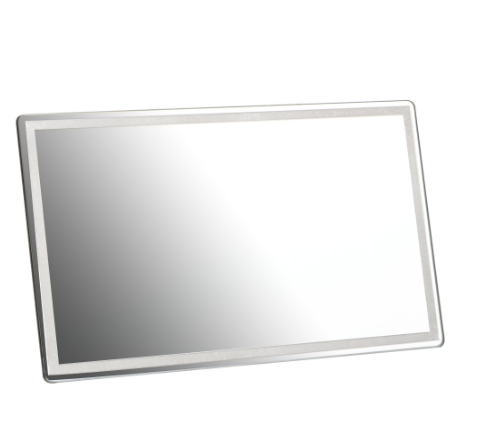 Stainless Steel Portable Car Makeup Mirror Car Interior Mirror Auto Sun-Shading Visor HD Mirrors