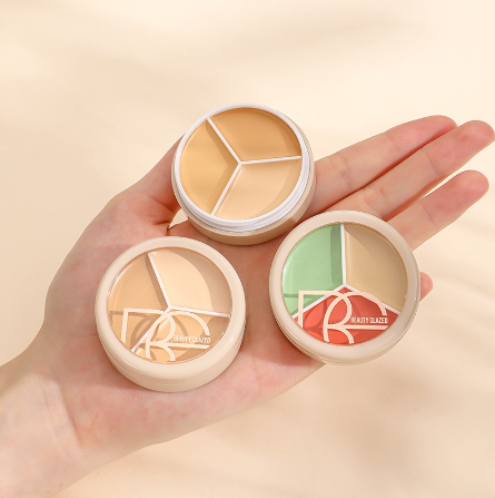 BEAUTY GLAZED Makeup Concealer Palette High Coverage Water-proof Long Lasting Lightweight Cream Concealer Clay Face Cosmmetics