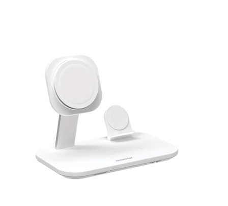 Momax QMag Pro 3 3-in-1 MagSafe Wireless Charging Stand - White