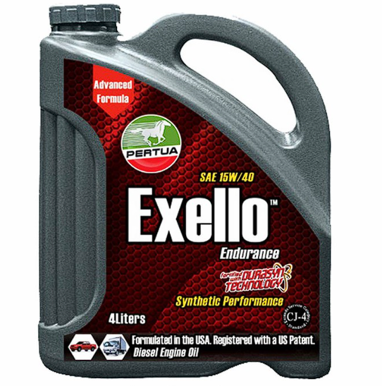 Pertua Exello Synthetic Performance SAE 15W/40 4 Liters