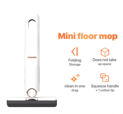Joybos Mini Mop Portable Cleaning Mop Handheld Desk Bathroom Car Window Househ Glass Spong Mop