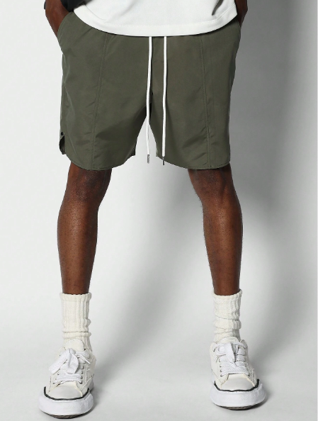 SUMWON Nylon Short With Side Snap Button