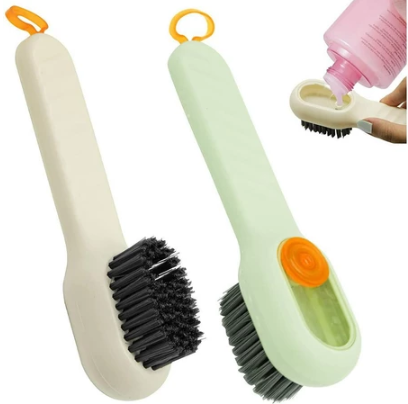Multifunctional Liquid Shoe Cleaning Brush with Soap Dispenser Shoe Laundry Brush Scrub Brushes